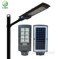 IP65 90w 120w tudo em um holofote solar integrado